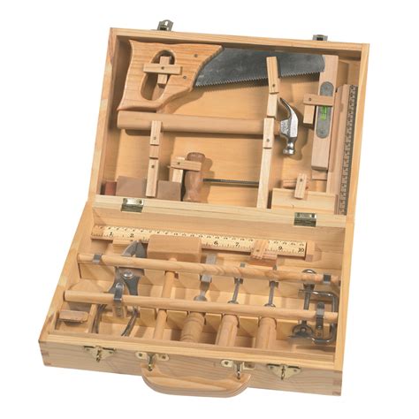 Woodworking Tool Set For Kids Includes 16 Tools And Keepsake Box