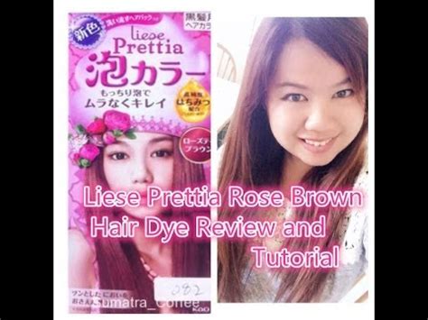 Back in may, i bought the liese bubble hair dye in the colour rose tea brown. Liese Prettia Rose Brown Hair Dye Review and Tutorial ...