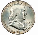 Silver Value Franklin Half Dollar Images
