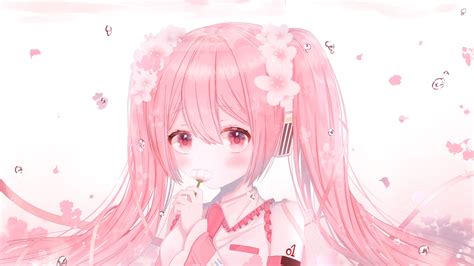 Aesthetic Pink Anime Wallpaper Pc Wallpaper Hd Manga Pink Girl