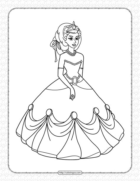 Free Princess Coloring Sheets Printable Free Printable Templates