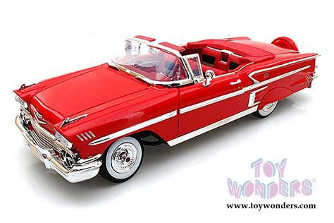 1958 Chevrolet Impala Convertible By Motormax Timeless Classics 118