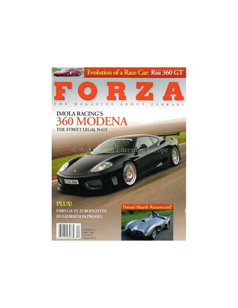 2004 Ferrari Forza Magazine 52 English