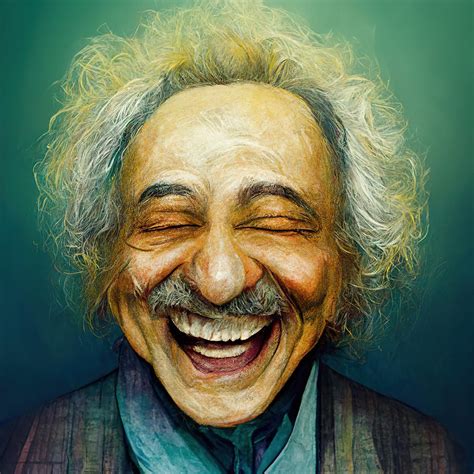 Prompt Used Albert Einstein Laughing Artwork Created By M Flickr