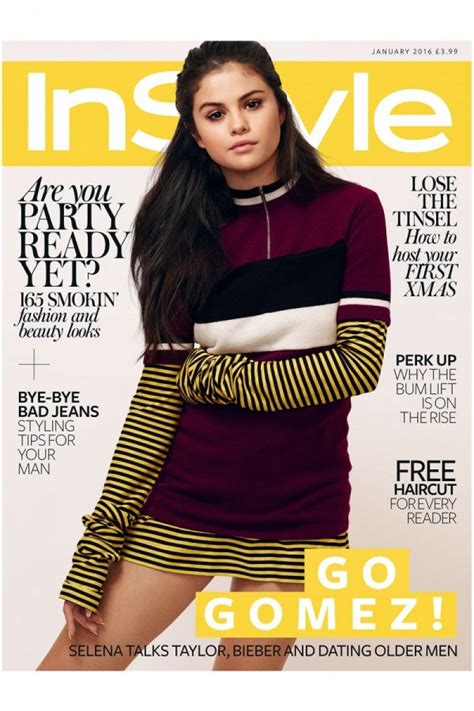 Selena Gomez In Instyle Magazine Uk January 2016 Issue