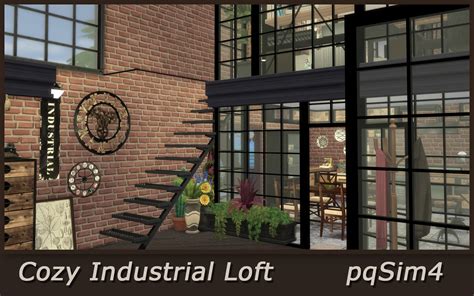 Cozy Industrial Loft Sims 4 Custom Content