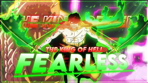 One Piece Zoro Fearless Editamv Quick Youtube