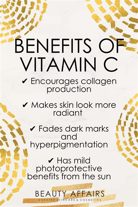 3 Ways Vitamin C Benefits Skin Skincare Ingredients Moisturizer For