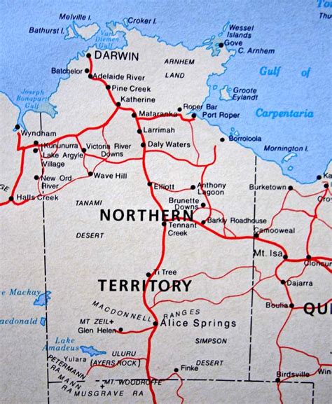Northern Territory Reference Map