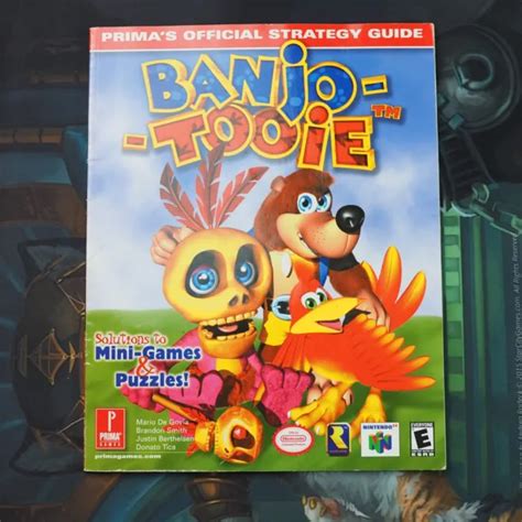 Banjo Tooie Primas Official Strategy Guide 2000 Rare N64 Full Color