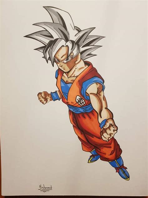 Dessin Dbz Goku Ultra Instinct Images