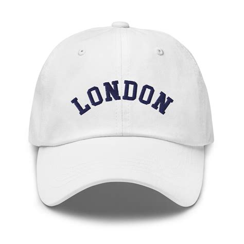 London Baseball Cap Embroidered London Dad Hat London City Six Panel