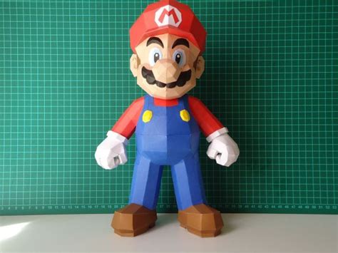 Epic Super Mario Bros Papercraft Model