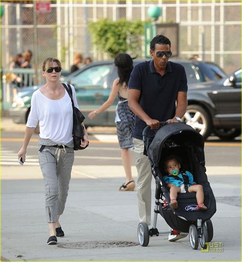 Ellen Pompeo West Village Walk With Chris Stella Photo Celebrity Babies Chris
