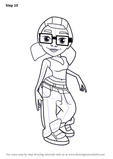 600x600 restaurant coloring pages coloring pages nick jr coloring pages. Step by Step How to Draw Tricky from Subway Surfers ...
