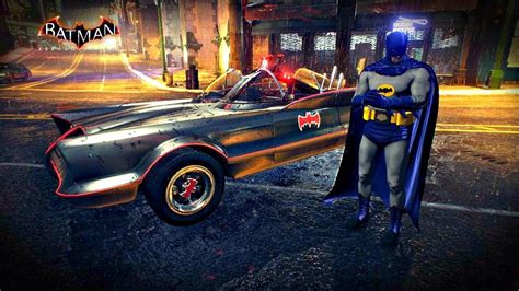 Batman Arkham Knight 1966 Batmobile Dlc Races 4k Youtube