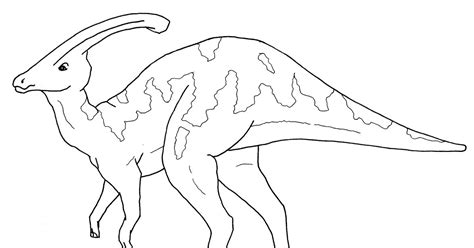 Gambar Mewarnai Gambar Binatang Dinosaurus Kritosaurus Ultracoloring