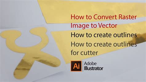 How To Convert Raster Image To Vector In Ilustrator Youtube