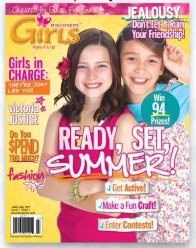 discovery girls magazine created by real girls for girls giveaway