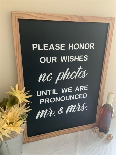 Unplugged Ceremony Sign No Phone Wedding Sign No Camera Etsy