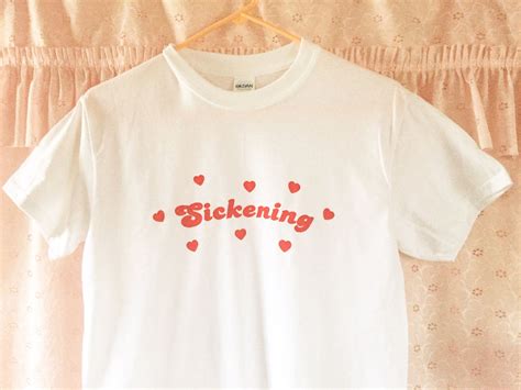 Sickening White Or Pink Tees T Shirt Unisex Sizes Aesthetic T