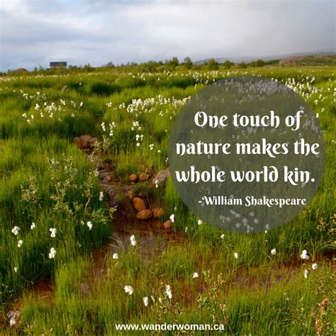 One Touch Of Nature Makes The Whole World Kin William Shakespeare