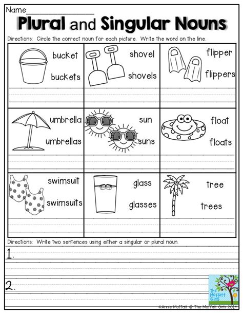 A verb is a kind of word (part of speech) that tells about an action or a state. Summer Review Packets! | Nouns first grade, Nouns and ...