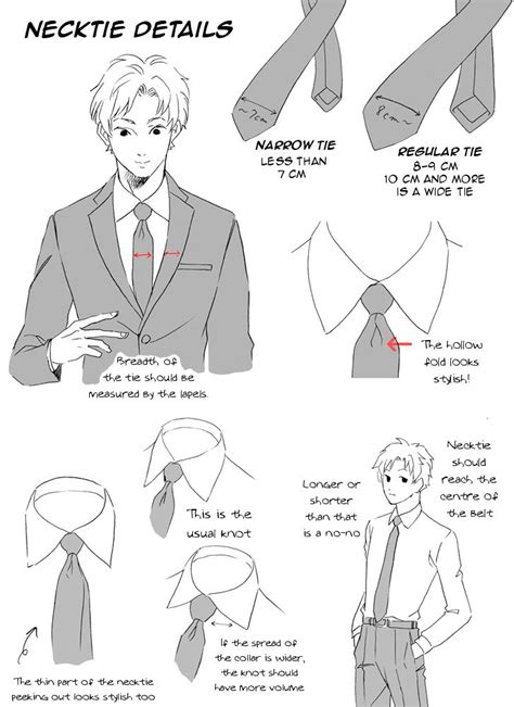 Neck Tie Details Via Sparklermonthly On Tumblr アイデアを描く スケッチ スーツ 描き方