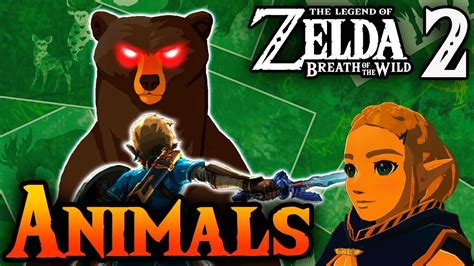 New Animals In Zelda Breath Of The Wild 2 Youtube