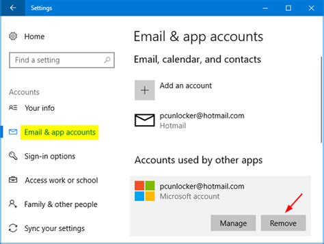 How To Remove Microsoft Account On Windows 10