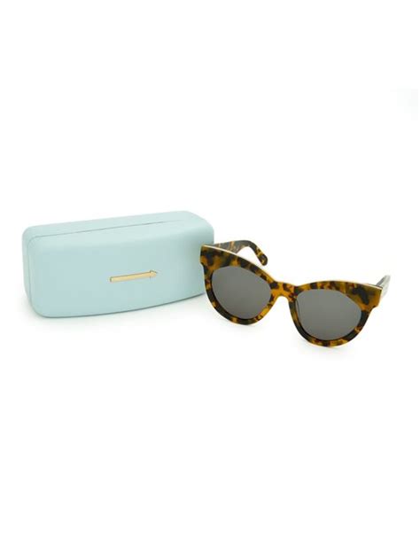 Starburst Cat Eye Frame Sunglasses Karen Walker Eyewear