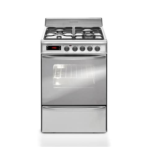 Gracias a la doble parrilla inferior y superior de electric grill asa tus alimentos dos veces más rápido y sin grasa. Cocina A Gas Longvie 21501x 56cm Inox Grill Eléctrico ...