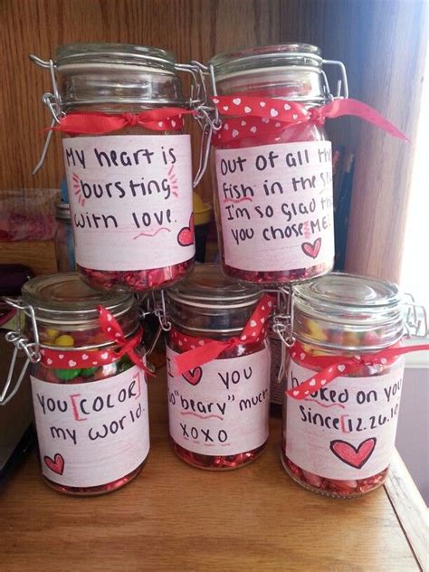 Either way, one thing all these birthday gift ideas for dad have in common is that they pass on your immense love and value you hold for them. Candy jars for the boyfriend | Valentines gifts for ...