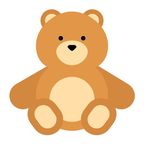 Teddy Bear Flat Icon Fluentui Emoji Flat Iconpack Microsoft