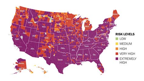 See Covid Risk In Your County And A Guide For Daily Life Near You The New York Times