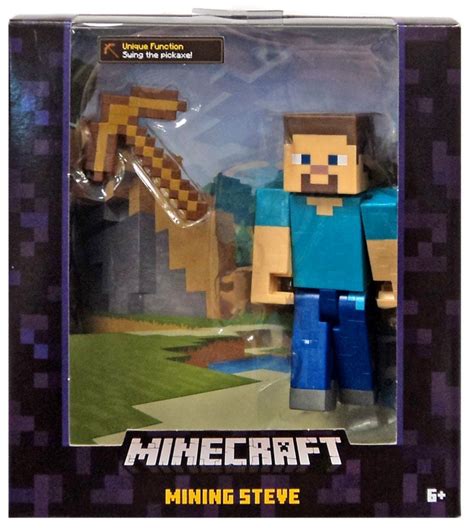 Minecraft Mining Steve 5 Inch Figura R 18599 Em Mercado Livre