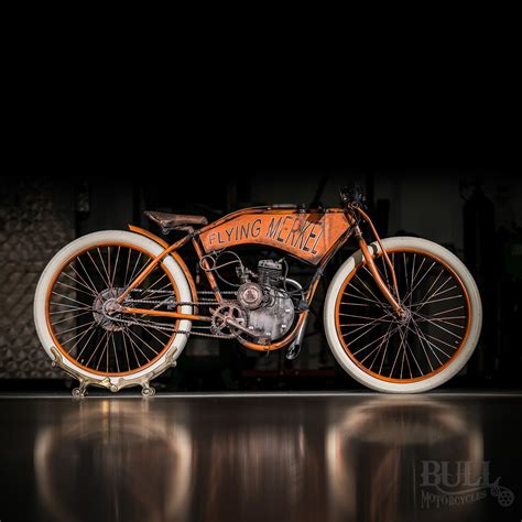 Flying Merkel Board Track Racer Tribute Bike Bull Cycles Touch