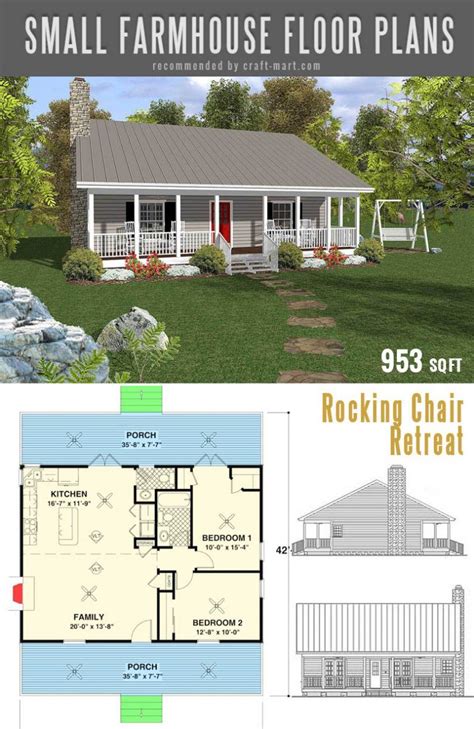 Small Farmhouse Plans For Building A Home Of Your Dreams Simple Farmhouse Plans Small