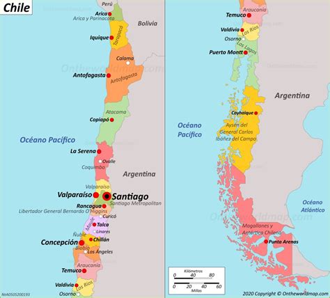 Mapa De Chile Chile Mapas