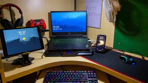 This Is My Updated Budget Gaming Laptop Setup Hp Pavillion 15 Gaming