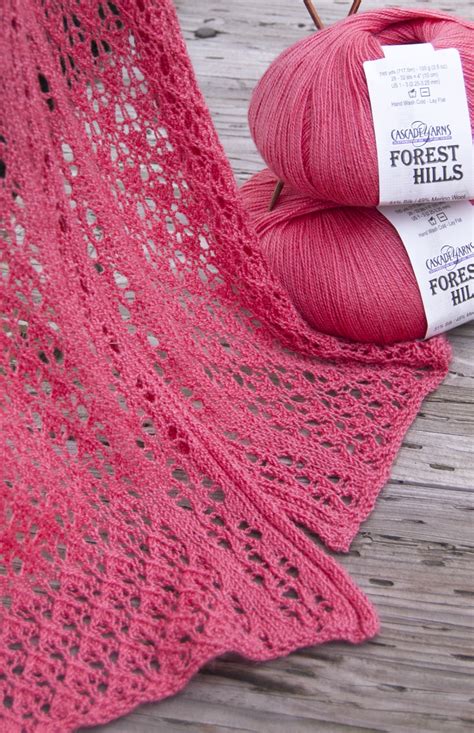 10 Lace Scarf Knitting Pattern - The Funky Stitch
