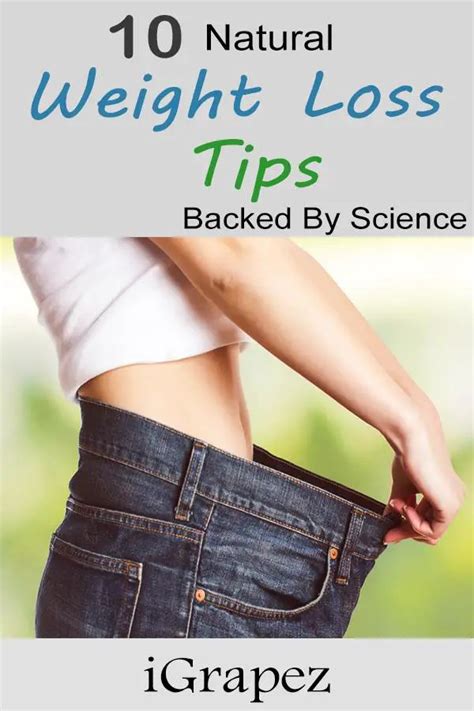 10 Natural Weight Loss Tips Backed By Science Igrapez