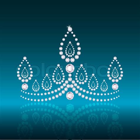 Download Illustration of diamond crown on abstract background ...