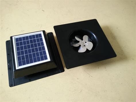 10 Watt Square Base Waterproof Solar Panel Powered Attic Fan China