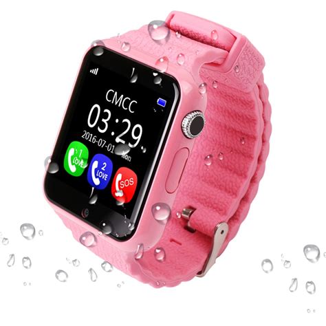 2017 New Fashion V7k Gps Bluetooth Smart Watch For Kids