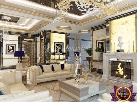 Luxury Antonovich Design Uae Apartment Interior Dubai Of Katrina