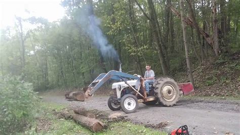 Skidding And Moving Walnut Logs With Some Vintage Tractor Power The