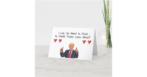 Funny Donald Trump Valentines Day Card Zazzle