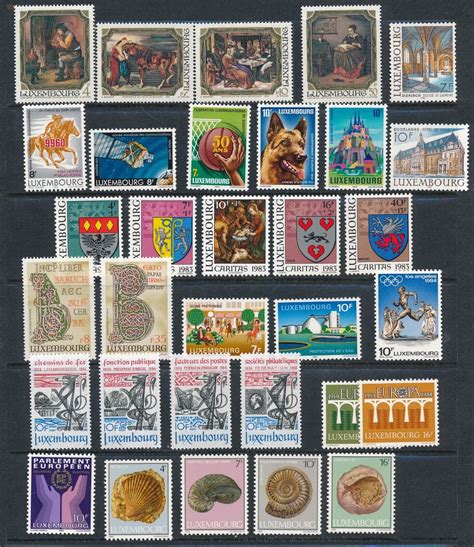 LUXEMBOURG 1983 84 MNH COMPLETE SETS NICE EBay