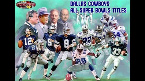 Dallas Cowboys All Super Bowls Titles 5x Times Cowboys Youtube